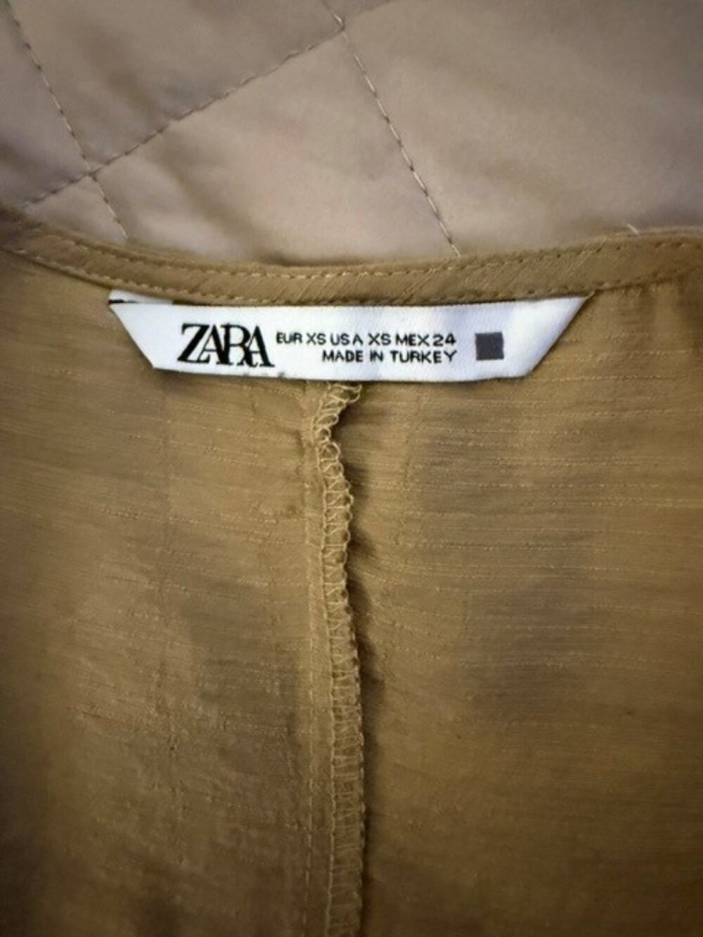 Zara - Long dress tan